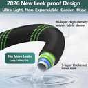 150 ft Garden Hose,2026 New Improved Lightweight All-Weather Water Hoses, Ultra Durable and Flexible Garden Hose with 10-Function Spray Nozzle, Leak-Free Connections Garden Hose for Yard, Lawn,Outdoor