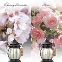 Scented Candles Gifts Set for Women, 2X 6 oz Aromatherapy Jar Candles for Home, Rosa & Cherry Blossom Soy Wax Long Lasting Retro Lantern Candles Perfect for Stress Relief Mum Yoga Bath Spa Christmas