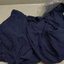 Turquoize 2 Piece Chair Covers Chair Slipcovers for Living Room Armchair Sofa Covers Chair Couch Cover with Arms Washable Furniture Protector for Chairs Feature Thick Jacquard Fabric (Chair, Navy)