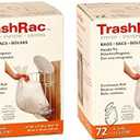 Trashrac 5 gal. Trash Bags Handle Tie - 72 Count (Pack of 2)