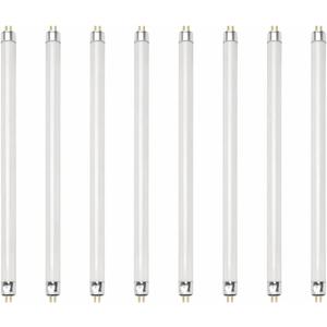 Bluex Bulbs 4 Pack F14T5/841 14W 22 Inch T5 Fluorescent Tube Light Bulb 4100K Cool White Mini Bi-Pin (G5) Base Straight Tube Light Bulb (8 Pack)