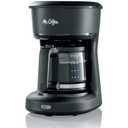 Mr. Coffee 12-Cup Switch Coffee Maker Black: Electric Drip Coffee Machine, 60 oz Capacity, Dishwasher-Safe Parts