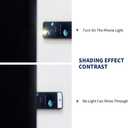 Melodieux 100% Blackout Velvet Curtains for Bedroom Living Room - Super Soft - Thermal Insulated Drapes with Black Liner, 52 by 84 Inch, Black (2 Panels)