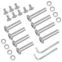 8PCS Inline Skate Wheels Screws, 6mm OD Roller Skate Bearings Screws 30mm & 35mm Skate Wheel Socket Screw, Roller Blades Replacement Skate Hardware Skate Wheel Axles Socket Screws