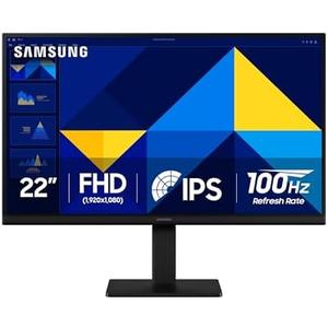 Samsung 22" (S30GD) Essential Monitor with IPS Panel and Tilt Only Stand | 100Hz Refresh Rate, Ergonomic Design, Advanced Eye Care, Game Mode, LS22D304GANXZA