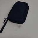 FYY Electronic Organizer, Travel Cable Organizer Bag Pouch Electronic Accessories Carry Case Portable Waterproof Double Layers Storage Bag for Cable, Cord, Charger, Phone, Earphone, Medium Size, Navy