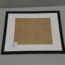 upsimples 11x14 Picture Frame, Display Pictures 8x10 with Mat or 11x14 Without Mat, Wall Hanging Photo Frame, Black, 1 Pack