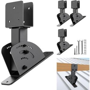 4Pcs 2x4/2x6 Heavy Duty Roof Riser Brackets Kit
Patio Roof Riser for Stable Support Patio Pergola Pergola Brackets Includes Complete Set of Accessories
