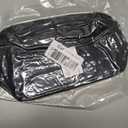 Makeup Bag Travel Cosmetic Bag for Women, Wide Open Makeup Organizer, Spacious Toiletries Accessories Brushes Pouch (Black)