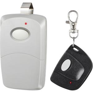 Dreyoo 2 Compatible with Multicode Linear 3089 Garage Gate Door Opener Remote Transmitter, Compatible with Linear MultiCode 3060, 3070, 10 Dip Switch 300Mhz Garage Door Opener Remote