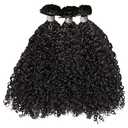 Curly Flat Tip Extensions Black Brown Human Hair U Tip Hair Extensions Pre Bonded Flat Tip Hair Extensions Balayage Keratin Flat Tip Remy Hair 100g (20inch 100 Strand, Natural Color)