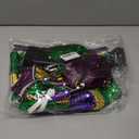 5Pcs Carnival Outfit for Men Include Sequin Fedora Hat Suspenders Bow Tie Masquerade Mask Fanny Pack,Glitter Waist Pack with 2 Drink Holders,Carnival Costume Accessories for Women