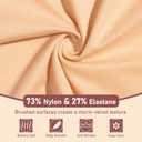 BATTEWA Seamless Incontinence Underwear for Women Ultra Soft Leakproof Panties, 50ml Light Absorbent Washable Briefs Bladder Control 5Pack(Beige, X-Large) (Beige, XL)