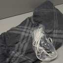 Bedsure Plaid Electric Blanket Twin - Flannel Sherpa Heated Blanket with Plaid Pattern, Heating with 6 Heating Levels, 10 Time Settings, 8-Hour Auto-Off, Warm Gifts for Grandma (Grey, 62"x84")