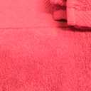 Ample Decor 100% Cotton Luxury 6 Piece Towels Set, 2 Bath Towels, 2 Hand Towels, 2 Wash Cloths for Bathroom - Orange Towel Sets