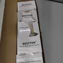 BESTTEN 5 Pack Dimmer Light Switch, Single Pole or 3-Way, Compatible with Dimmable LED, CFL, Incandescent and Halogen Bulb, LED Slide Dimmer Switch, Neutral Wire Not Required, 120VAC, UL Listed, White