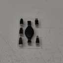 Emerge Tech ReTrak ETPRU6M Universal USB Extension Retractable Cord, Black, 6 feet