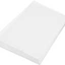MECCANIXITY 100 Sheet Origami Paper Double Sided White 11.7 x 8.3 Inch Square Sheet for Art Craft Project, Beginners, Gifts Decor
