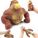 Squishy Monkey Toy,Stretchy Monkey Squeeze Toy,Elastic Stretchable,Gorilla Stretchy Fidget Toys for Anxiety Relief ADHD for Kids & Adults