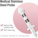 Probe for Kegel Toner Pelvic Floor Electrical Muscle Stimulation, Incontinence - Compatible with TENS/EMS