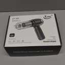 KMM Handheld Car Vacuum Cleaner, 10000PA Vacuum Cleaner & Air Duster, 120W High Power Vacuum Portable Cordless, Hand Held Vacuum Rechargeable with Multi-Nozzles & LED Light for Home, Car, Office (Black and Silver)