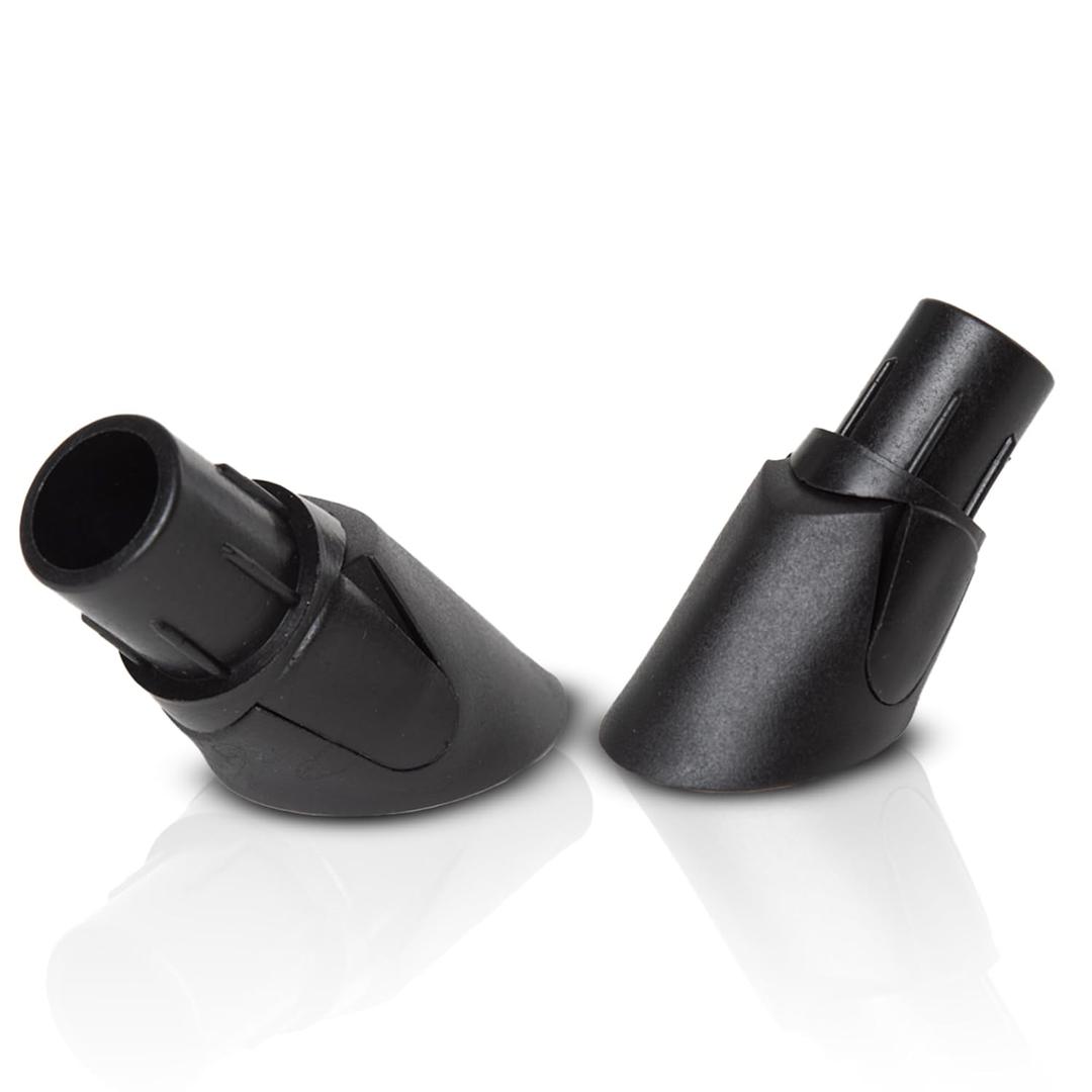 FENCE & DECK RITE Baluster Connectors for 3/4" Metal Balusters, Made with Black Polypropylene 3/4" for Stairs & Decks (Black Polypropylene, Adjustable Baluster Connector (24))