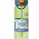 BottlesManna® Push™ Water Bottle - Green 39 OZ