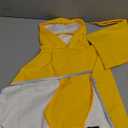 Dog Raincoat, Adjustable Dog Rain Jacket with Clear Hooded Double Layer for Large Medium Small Dogs Puppies, Yellow, S