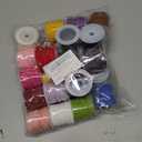 Faux Suede Leather Cord, 25 Rolls Flat for Jewelry Making, Leather Strips & Laces for Dream Catcher Supplies DIY Crafts, Thread Velvet String for Necklace, Bracelet, Beading (25 Colors)