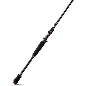 Piscifun Torrent Casting Rod, High Sensitive Baitcaster Fishing Rod, IM6 Carbon Fiber Strong Quality, Lightweight Baitcasting Fishing Rod, Zirconium Oxide Rings, One&Two Pieces Baitcast Rods