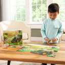 TOMY John Deere Farm Kids Puzzle - Kids and Toddler Puzzle with Large Durable Pieces - Toddler Learning Toys for Early Childhood Development - Kids Puzzles - 70 Piece - Puzzle for Kids Ages 4 and Up