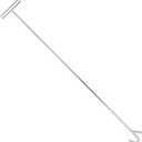 5th Wheel Pin Puller, 36" Length, Chrome Plated Heavy Duty 5th Wheel Puller Hook, w/Double Hook, 1 Pack