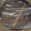 Walnut Tray, 12 Inches Ottoman Tray, Rustic Round Handcrafted Solid Wooden Candle Decorative Tray for Coffee Table Countertop, Home Decor, Farmhouse, Kitchen, Bar