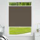 LazBlinds Cordless Cellular Shades, Blackout Top Down Bottom Up Honeycomb Shades for Home, French Door Blinds, Light Blocking Thermal Insulation Blinds for Windows, Front Doors, 47" W x 64" H, Black