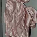 Women's Pure Short Silky Robes Satin Kimonos Bathrobe Bride Bridesmaid Getting Ready Dressing Gown One size