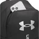 Under Armour Unisex Hustle Sport 6.0 Backpack, (001) Black/Black/Metallic Silver, One Size Fits Most