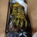 Haunted Hill Farm Motion-Activated 7.5-Ft. Tall Smoldering Ghoul, Plug-in Talking Scare Prop Animatronic with Spooky Sound Effects and Lights for Indoor or Covered Outdoor Creepy Halloween Decoration