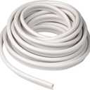 Frost King Tubular Vinyl Gasket Weatherstrip, 1/2" W, 1/4" T, 17' L, White (V18WH)
