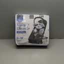 HKAI Baby Bouncer, Portable Baby Bouncer Seat for Babies 0-18 Months, 100% Cotton Fabrics, 3 Modes of use with Rocker and Stationary Options, Infant Rocker Chair with Hanging Toys-Dark Grey