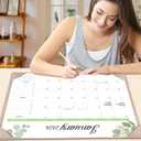 Desk Calendar 2026-2027 with Desk Mat – 22" x 17" Large Desk Pad Calendar Runs from January 2026 to June 2027, Office Supplies Desktop Monthly Calendar for Home & Office