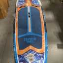 11'6"*35" Extra Wide Inflatable Stand Up Paddle Board, 450lb Capacity SUP with Center Fin for Beginners, Includes Adjustable Paddle, Pump, Backpack & Non-Slip Deck for Camping, RV & Adventure