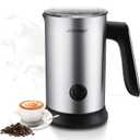 CIRAGO Milk Frother 4 in 1 Electric Milk Steamer Automatic Hot & Cold Foam Maker and Milk Warmer for Latte, Cappuccinos, Macchiato, Hot Chocolate Milk