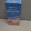 Amazon Basics Reclosable Gallon Food Storage Bags, BPA Free, 120 Count