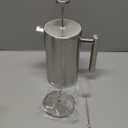 French Press 34 oz, Full Stainless Steel French Press Coffee Maker 4 Cups, Upgrated Double-Walled Insulated French Coffee Presses, Food Grade Good for Kitchen Camping, Dishwasher Safe 2 More Filters