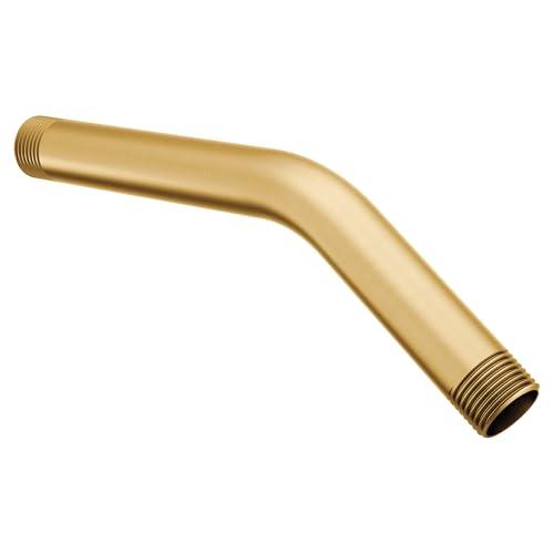 Moen Brushed Gold 8-Inch Standard Shower Arm with 1/2-Inch Universal Threads, 123815BG