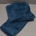 CaliTime Throw Pillow Covers Decorative 24 X 24 Inches Pack of 2 Cozy Chenille Cushion Cases for Couch Sofa Bed Living Room Home Ocean Blue