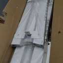 12 Inch White Full Size Bed Frame with Baffles, Metal Full Bed Frame No Box Spring Need, Heavy Duty Steel Platform Support, Reserved Holes, Round Corner Legs, Storage Space, Noiseless