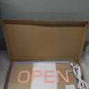 Open Signs for Business Window, 16"x 9" Neon Open Sign, Bright COB Chip LED Open Sign with ON/OFF Switch, Blue & Pink Open Light Up Sign for Wall, Shop, Hotel, Horizontal