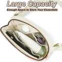 Customized Gifts for Mom Daughter Sister Her,Birthday Gift for Mom,Mom Gifts from Daughter,Mother in Law Gifts,Mama Gift Idea,Crossbody Bag Belt Bag | Cream,Initial C