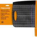 Fiskars Recycled Bypass Paper Trimmer - 12" Cut Length - Guillotine Paper Cutter with Self-Sharpening Blade - Black
